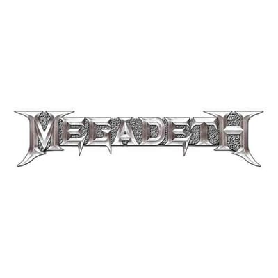 Megadeth - Chrome Logo Pin - Zilverkleurig