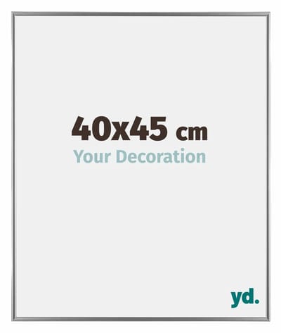 Your Decoration - Fotolijst 40x45 cm - Kunststof - Zilver Hoogglans - Evry
