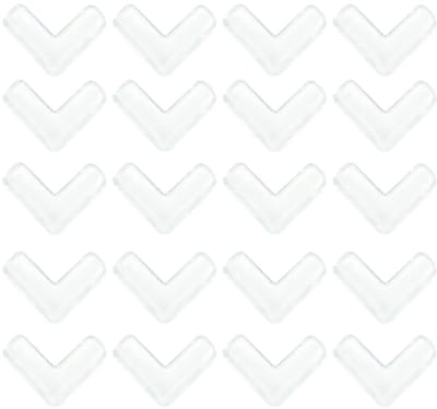 Solidchoice- Hoekbeschermers 20 Stuks - Baby Veiligheid - Hoekbescherming - Meubelbescherming - PVC - Antislip Plakband