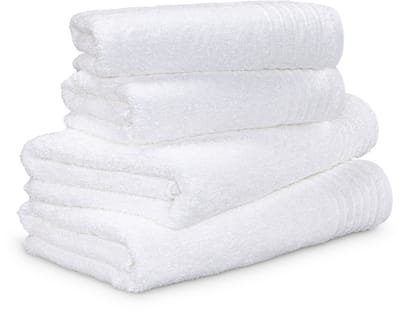 MÖVE Handdoekenset - set van 4 - 100% katoen - zacht, absorberend & huidvriendelijk - badkamer set - gemaakt in Duitsland - New Classic 2x 50x100cm + 2x 67x140cm