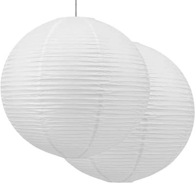 Papieren Lantaarns - Papieren Lampenkappen - Feestdecoratie - Handgemaakt Rijstpapier - 40 cm - Wit
