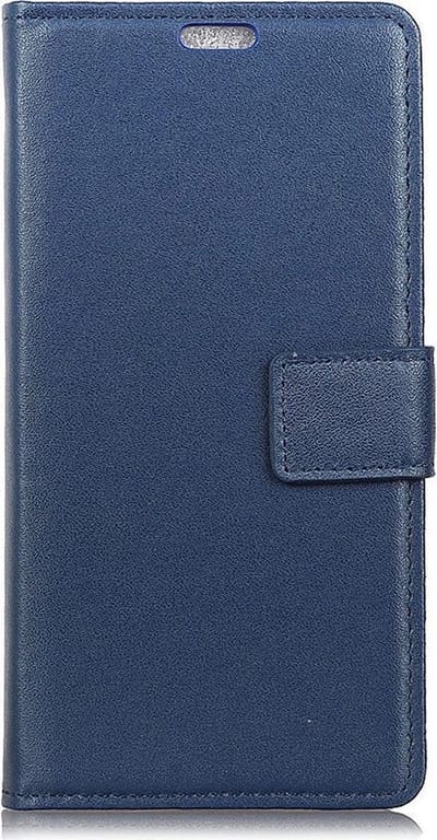 Shop4 - HTC Desire 12 Hoesje - Wallet Case Business Donker Blauw