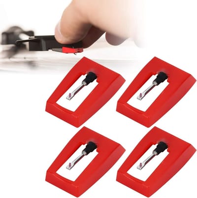 Naaldenset Platenspeler - Reserve naalden - Platen Afspelen - Keramische Conische Punt - 4 Stuks