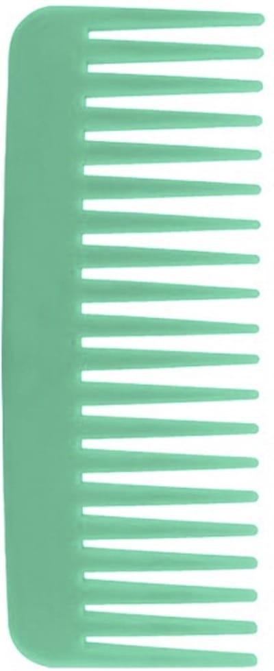 Cabantis Brede Kam 20 Tanden - Styling Tool - Wide Tooth Comb - Kapper Kam - Haar Accessoire - Turquoise