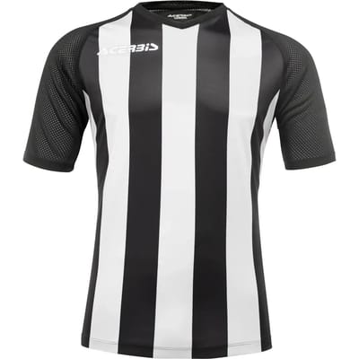 Acerbis Sports JOHAN STRIPED S/SL JERSEY (Sportshirt) BLACK/WHITE XL