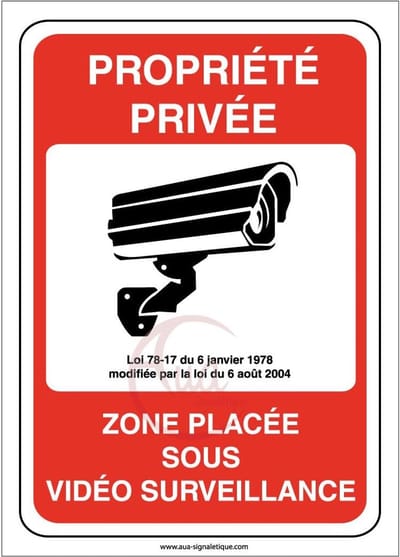 Veiligheidsbord - Waarschuwingsbord Privé - Toegangscontrole - Duurzaam Aluminium - 300x420 mm - Aluminium