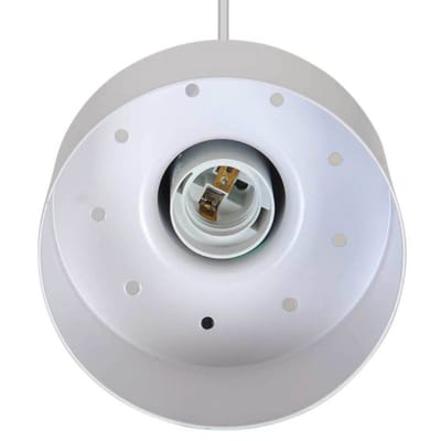 Nordlux Hanglamp Matis, wit, Ø 13 cm, metaal