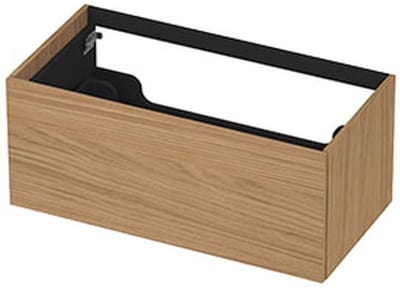 INK - Onderkast 1 Lade Push 2 Open Decor - 900x450x376 Mm - Blank Eiken