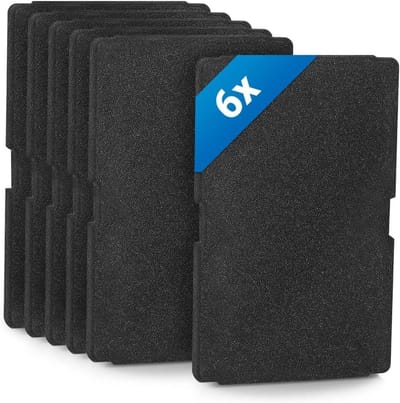 Wasdroger filter - 6 stuks - Geschikt voor beko wasdroger filter 2964840100 - sponsfilter - geschikt voor Blomberg - Grundig Droger verdamper schuim filter - 24*15cm