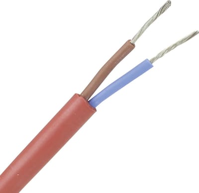Siliconenkabel SiHF 2x1mm² per rol 100 meter