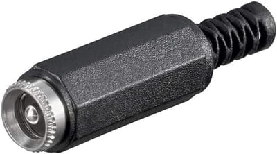 DC Voedingskabel Adapter Zwart voor Pluggen met 5.5mm Buitendiameter