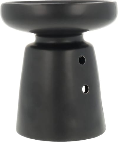 Scentchips Waxbrander Chalice - Geurbrander - Amberblokjes Brander - Oliebrander - Wax Melts Brander - Aromabrander - Ook Geschikt Voor Essentiële Oliën - Geurolie - Waxmelts - Zwart