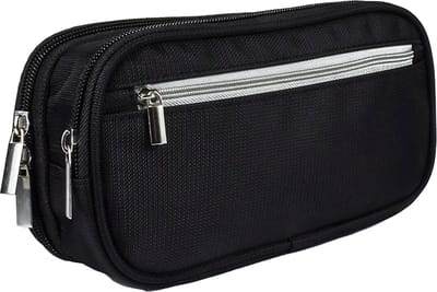 Somstyle Pennen Etui - Pennenzak Voor Kinderen en Volwassenen - Schooletui voor Jongens en Meisjes - Zwart