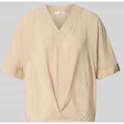 Blouseshirt met V-hals
