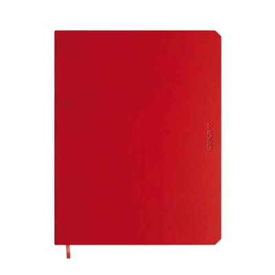 Notitieboek De Kempen - Poppy (rood) - 17 x 22 cm - Binnenzijde: blanco