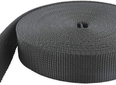 Robuuste Zwarte PP Riem van 10m x 30mm - UV-bestendig en veelzijdig