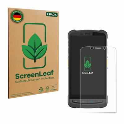 2 Stuks Screenprotector voor Newland MT9055 Orca III - Hoogwaardige Beschermfolie transparant