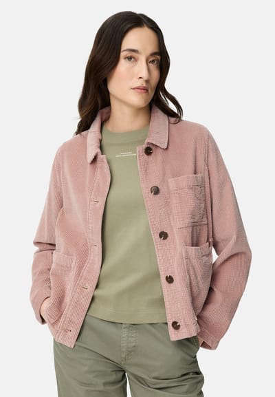 camel active Indoor blazer met zakken - Maat womenswear-44 - Donkerpaars roze