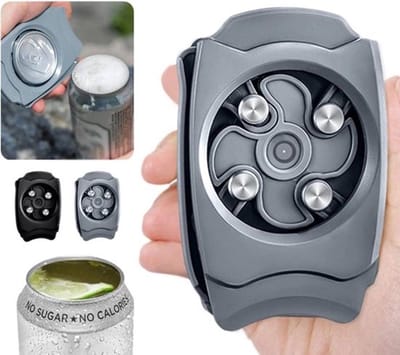Topless Blikopenener I Blik Opener I Multi-functionele Blikopener I Can Opener I Opener Bar Tool I Grijs