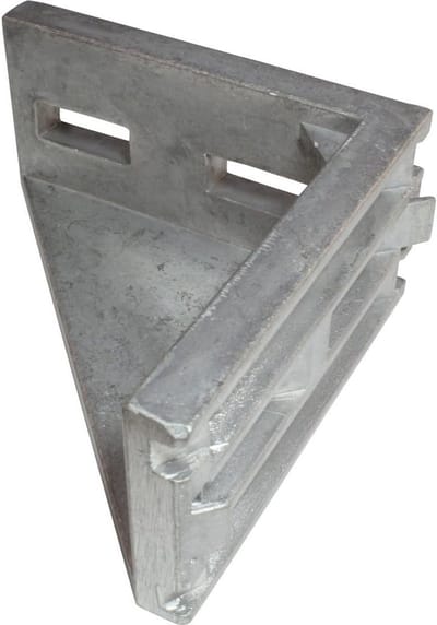 Aluminium Hoekprofiel 45/90 Graden - 90x45x9mm - Voor M8 Montage