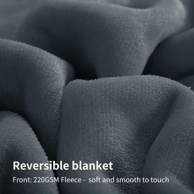 Dailygoods- Knuffeldeken Elektrisch - Extra Warme Deken 150x200 cm - XL Woondeken - Zacht Flanel/Sherpa - Kreukvrij - Huidvriendelijk