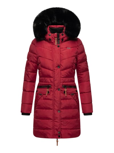 Navahoo Dames Winterjas Paula – Extra Warm, Waterafstotend & Met Afneembare Bontkraag