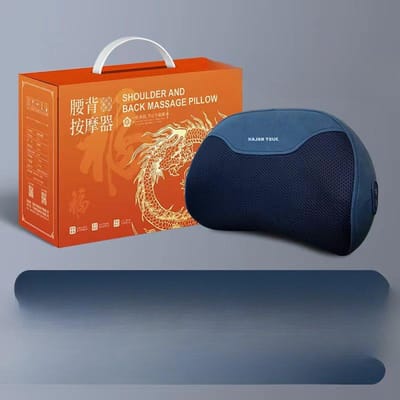 Massagekussen, Warme Kompres, Kneedfunctie, Elektrische Draagbare Multifunctionele Massager, Huishoudelijk Auto Nek-, Taille- en Rugmassager