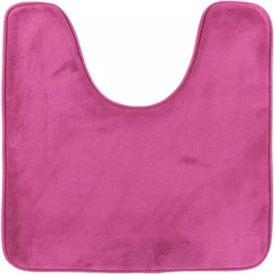WC mat paars polyester 45 x 50 cm