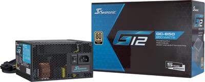Seasonic G12 GC 850 Voeding - 850 Watt - 120 mm - ATX 2.3 - 80 Plus 80 PLUS Gold