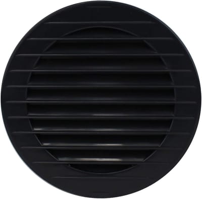 Rond Ventilatirooster met Geïntegreerd Insectengaas - Diverse Diameters en Kleuren