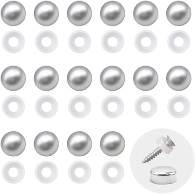 Dailygoods- Schroefdeksel 100 stuks - Plastic Schroefdoppen - Hoogwaardig Kunststof - Duurzaam - Hittebestendig - Handige Opbergdoos - Schroefdop