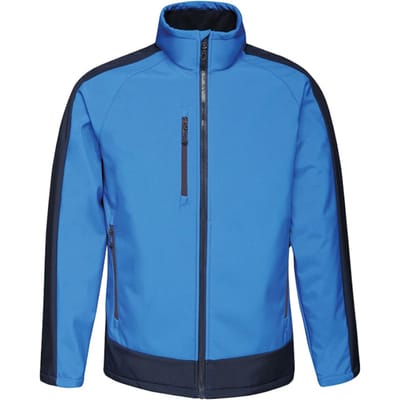 Regatta Herencontrast drie lagen afdrukbaar Soft Shell-jasje (Nieuw Koninklijk/Noorlogs)