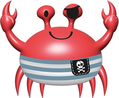 Folieballon - Vorm - Krab - 93 x 75 cm