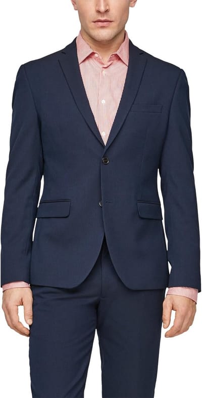 Stijlvol Heren Colbert Slim Fit Verzorgde Zakelijke Look
