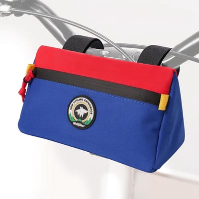 Fiets stuurtas voor Mountainbike, Racefiets en Loopfiets - Compacte Opbergtas Fietsaccessoire Blauw