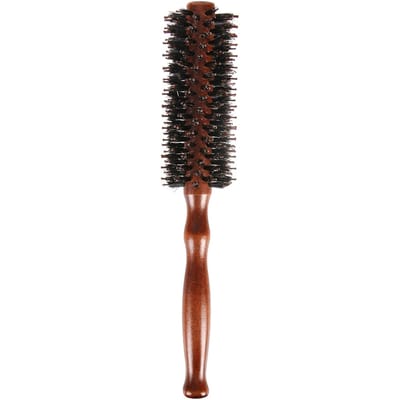 Brosse ronde pour le séchage par soufflage, brosse de coiffure, rouleau antistatique, peigne à cheveux pour type12 marron