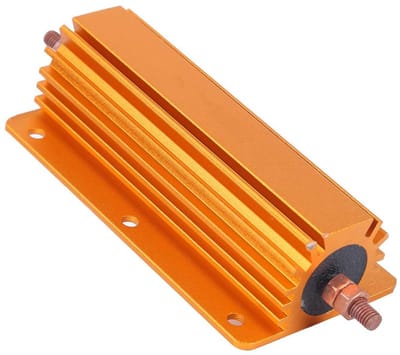 200W Weerstand - Aluminium Behuizing - Industriële Stroomvoorziening - Efficiënte Warmteafvoer - 4 Ohm - Aluminium