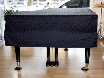 Pianohoes Vleugel - Beschermhoes - Stofvrij Houden - Dubbellaags Waterdicht - 180 cm - Zwart