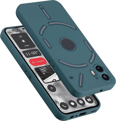 Cadorabo Hoesje geschikt voor Nothing Phone 2 in LIQUID GROEN - Beschermhoes gemaakt van flexibel TPU silicone Case Cover