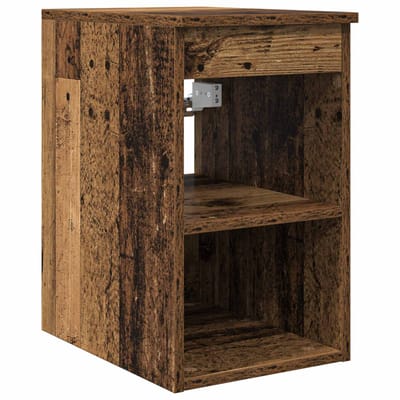 vidaXL - Badkamerkast - Tussenin - Oud - hout - 30 - x - 35 - x - 50 - cm - Bewerkt - hout