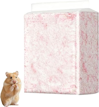 Hamster Bodembedekking - Geurcontrole Waterabsorberend,Hamster Bodembedekking voor Winterwarmte,Geschikt Voor Liefhebbers Beginners Dierverzorgers Chinchilla Eekhoorn Gerbil