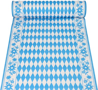 1x Tafellopers Airlaid 24 m x 40 cm Beiers blauw