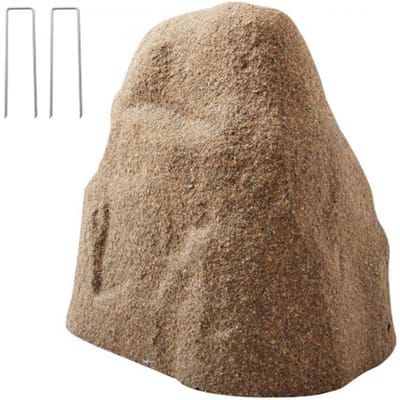 VEVOR Cover Rock, kunstmatige stenen afdekking voor buiten, tuinrots, lichtgewicht en weerbestendige kunstmatige rots voor landschapsarchitectuur, tuindecoratie, transformatorhuis, zandbruin, maat S