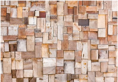 Fotobehang - Larch mosaic.