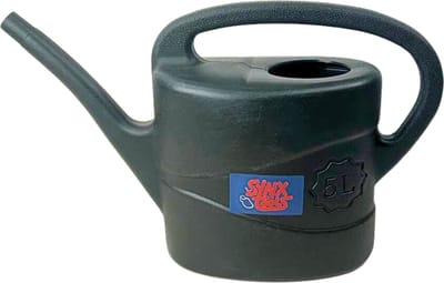 Synx Tools Gieter met broeskop 5Liter - zwart - kunststof - afneembare broeskop - planten bewatering