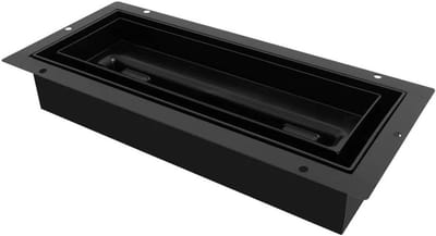 Ventiel Rooster - Ventilatierooster Vloer - Luchtstroom Regelen - Kind & Huisdier Proof - 4 x 10 Inch - Zwart