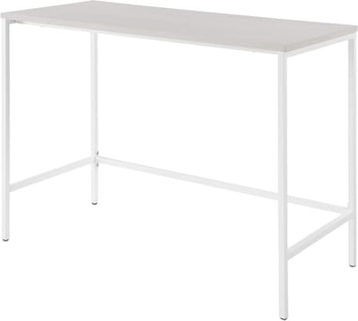 Bureau - Werkplek Thuis - Thuiswerken Efficiënt - Verstelbare Voetdoppen - 42 x 20 Inch - Wit