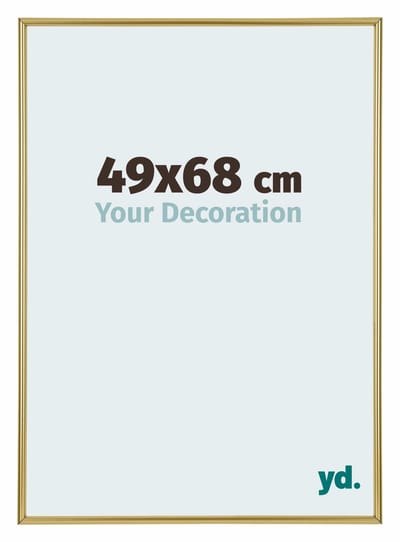 Your Decoration - Puzzellijst 49x68 cm - Goud - Puzzellijst 500-1000 stukjes - Kunststof Fotolijst - Annecy