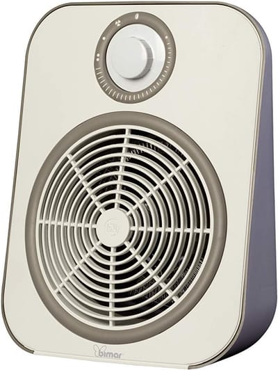 Ventilatorkachel - Elektrische kachel Verwarmer - Kamer verwarmen - Instelbare thermostaat - 20 m² - Grijs zand
