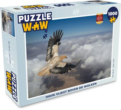 Puzzel Havik vliegt boven de wolken - Legpuzzel - Puzzel 1000 stukjes volwassenen